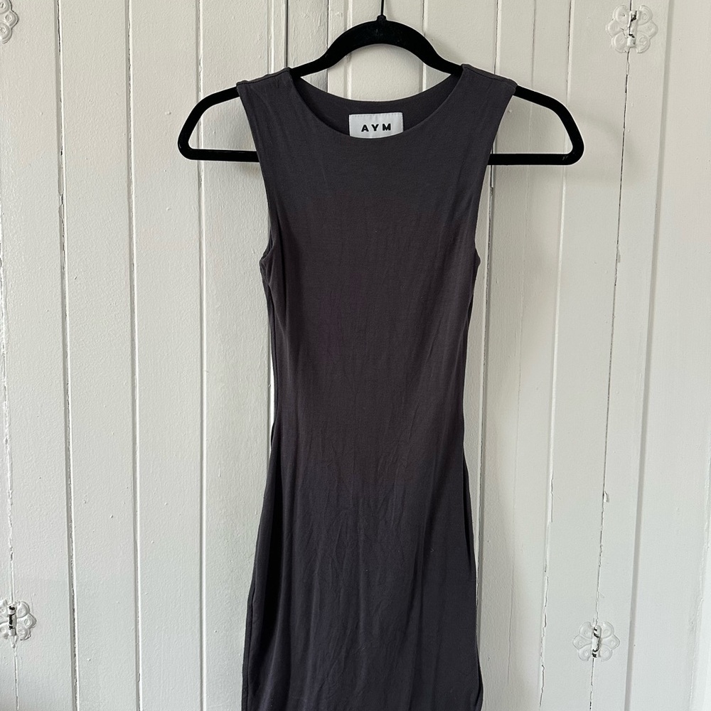 AYM Studio Mini Grey Dress